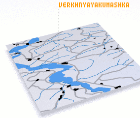 3d view of Verkhnyaya Kumashka