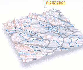 3d view of Fīrūzābād