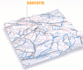 3d view of Rāh Sefīd