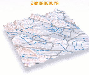 3d view of Zamkān-e ‘Olyā