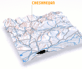 3d view of Cheshmeqān