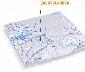 3d view of Qal‘at Āl Aḩmad