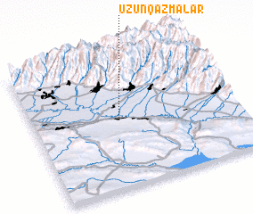 3d view of Uzunqazmalar