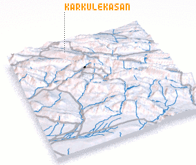 3d view of Karkūl-e Kasān