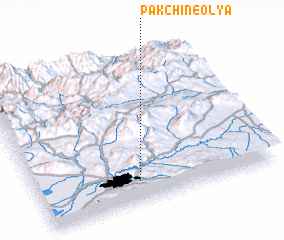 3d view of Pākchīn-e ‘Olyā