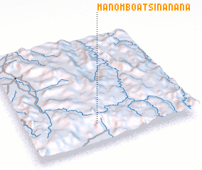 3d view of Manombo Atsinanana