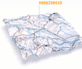 3d view of Khndzoresk