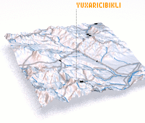 3d view of Yuxarı Cibikli