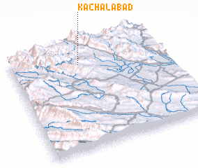 3d view of Kachalābād