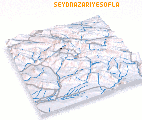 3d view of Şeyd Naz̧arī-ye Soflá