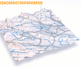 3d view of Choqāzard-e Chūpānkareh