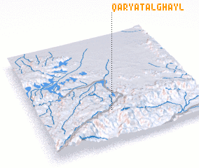 3d view of Qaryat al Ghayl