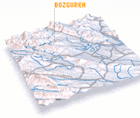 3d view of Boz Gūreh