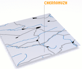 3d view of Chernomuzh