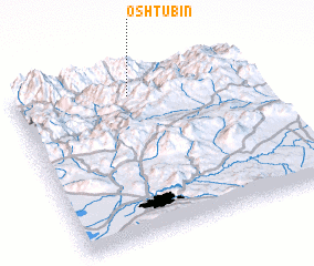 3d view of Oshtūbīn