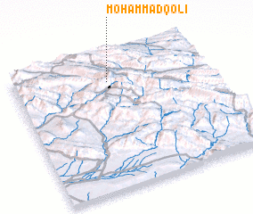 3d view of Moḩammad Qolī