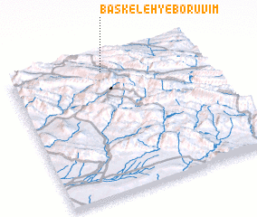 3d view of Baskeleh-ye Borūvīm