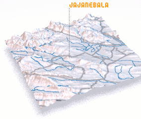 3d view of Jājān-e Bālā