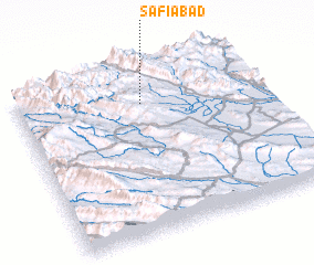 3d view of Şafīābād