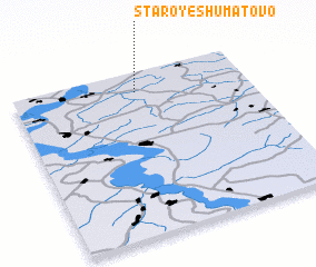 3d view of Staroye Shumatovo