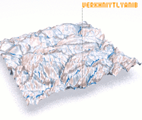 3d view of Verkhniy Tlyanib