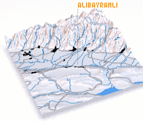 3d view of Əli Bayramlı