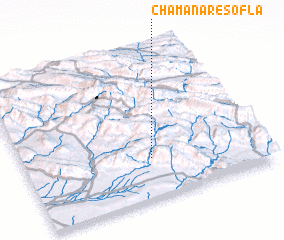 3d view of Cham Anār-e Soflá