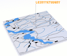 3d view of Lesnyye Tuvany