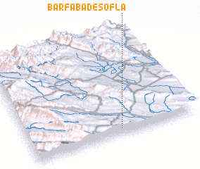 3d view of Barfābād-e Soflá