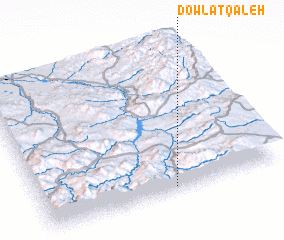 3d view of Dowlat Qal‘eh