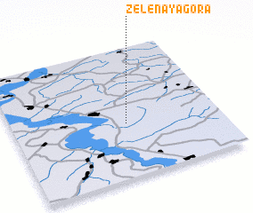 3d view of Zelënaya Gora