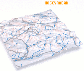 3d view of Ḩoseynābād