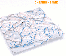 3d view of Cheshmeh Bārīk