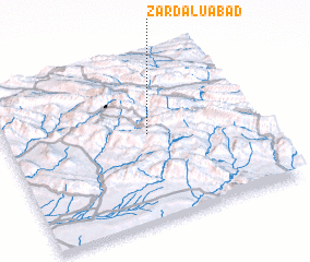 3d view of Zardālūābād