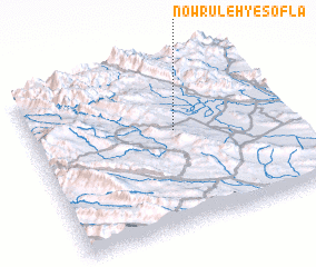 3d view of Nowrūleh-ye Soflá