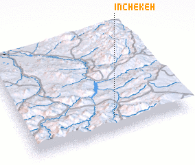 3d view of Īnchekeh