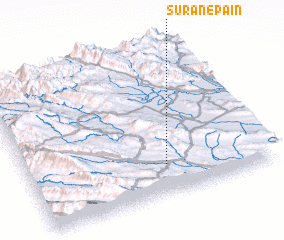 3d view of Sūrān-e Pā\