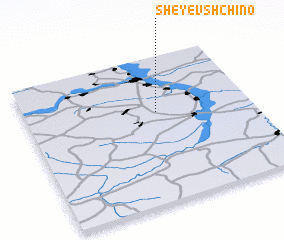 3d view of Sheyevshchino