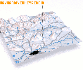 3d view of Chāy Kandī-ye Kheyr ed Dīn