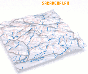 3d view of Sarāb-e Kalak