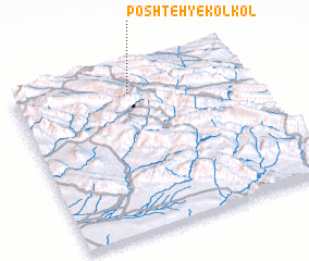 3d view of Poshteh-ye Kol Kol