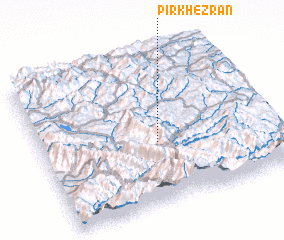 3d view of Pīr Kheẕrān