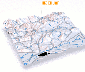 3d view of Hīzeh Jān