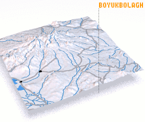 3d view of Boyūk Bolāgh