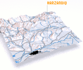 3d view of Harzandīq