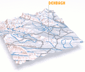 3d view of Deh Bāgh