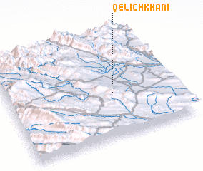 3d view of Qelīch Khānī