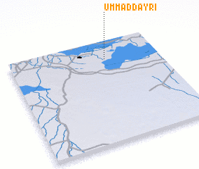 3d view of Umm ad Dayrī