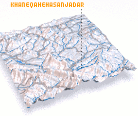 3d view of Khāneqāh-e Ḩasan Jādār