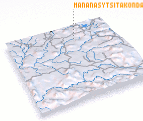 3d view of Mananasy-Tsitakondaza